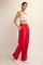Red Stripe Detail Lounge Pants