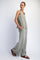 Sage Button Detail Tank Wide Leg Pant Set