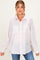 Pink Oversized Striped Button-Up Maternity Shirt
