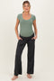 Charcoal Maternity Yoga Pants