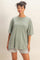 Sage Oversized Mineral Wash T-Shirt