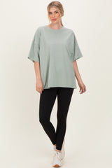 Sage Oversized Mineral Wash T-Shirt