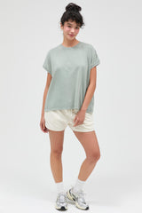 Sage Mineral Wash Boxy Fit T-Shirt