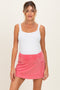 Strawberry Mineral Wash Pocket Maternity Skort