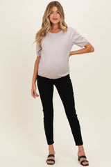 Black Lightweight Maternity Skinny Jeans