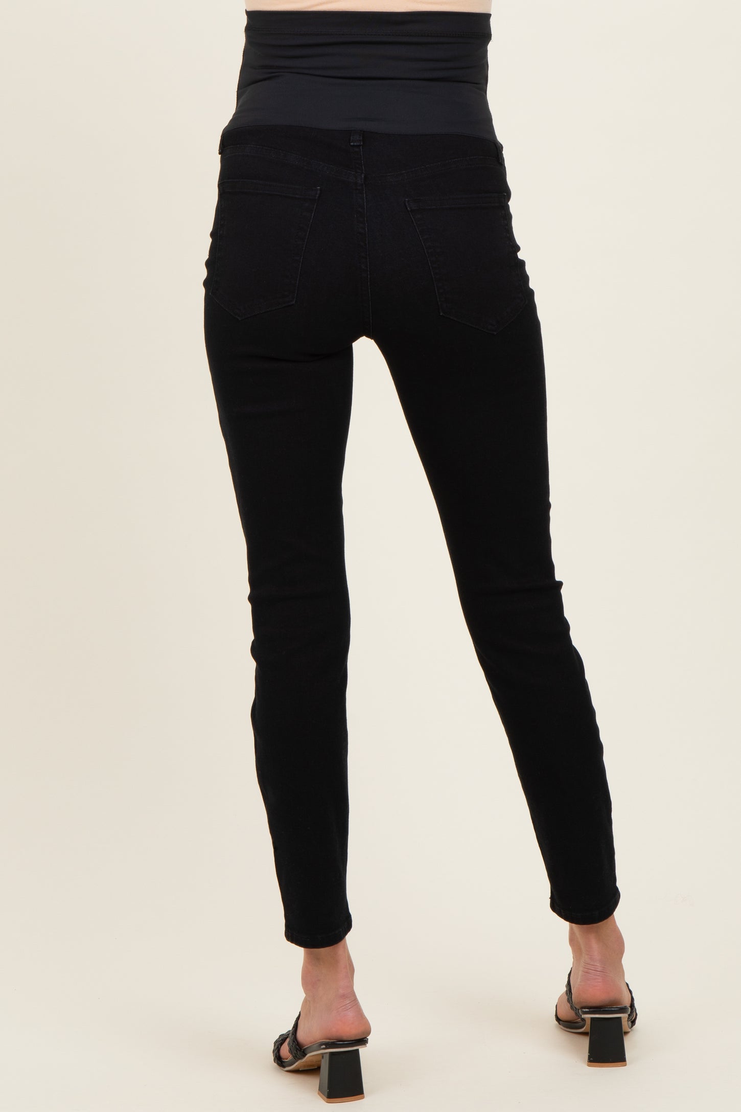 Black Lightweight Maternity Skinny Jeans