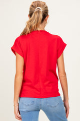 Ruby Rolled Short Sleeve Maternity Tee
