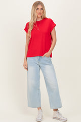 Ruby Rolled Short Sleeve Tee