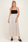 Black White Striped and Colorblock Maxi Dress