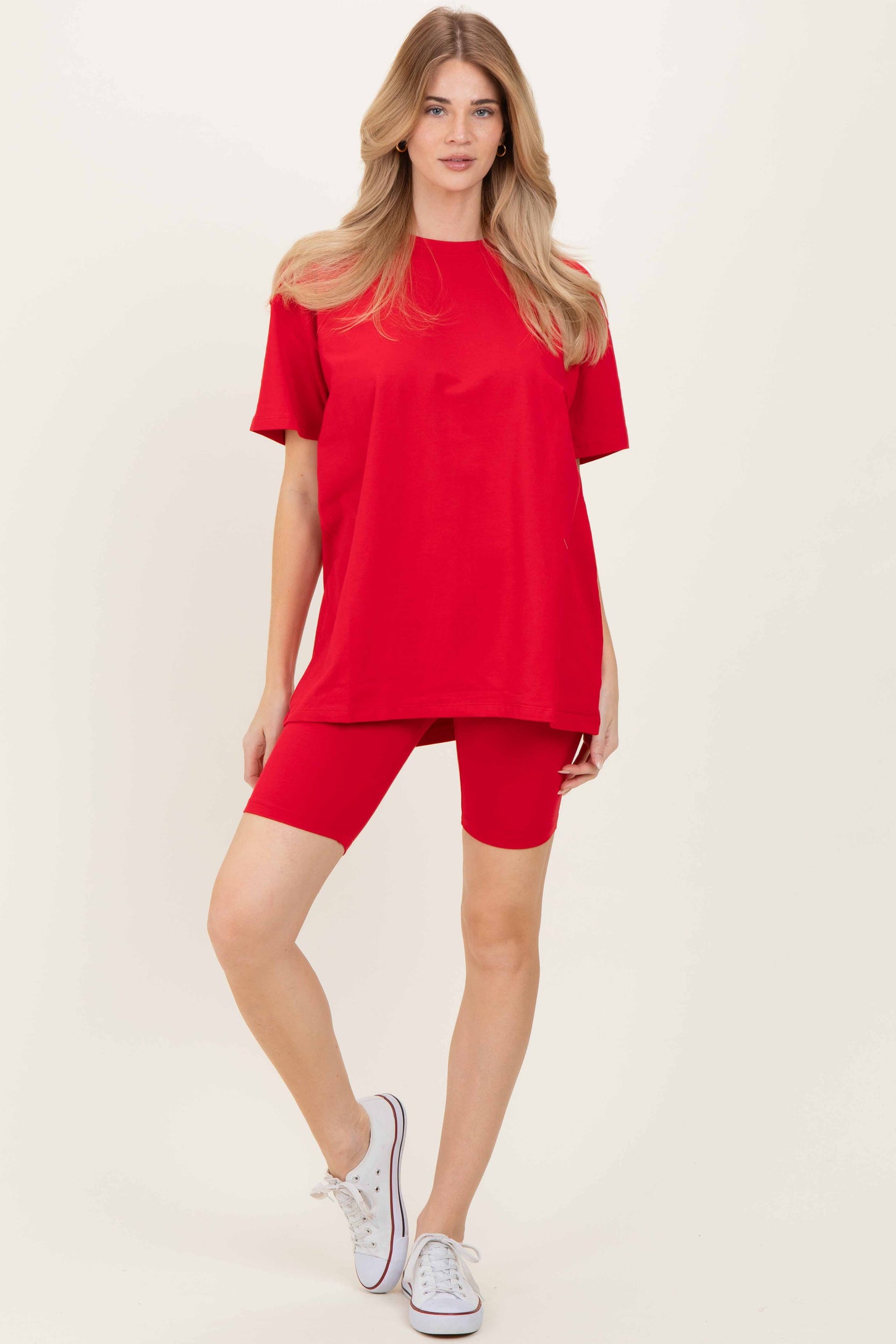 Ruby Biker Shorts Maternity Set