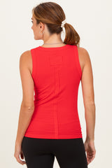 Ruby Ribbed High Neck Tank Top
