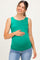 Kelly Green Basic Seamless Maternity Tank