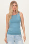 Blue Grey nBasic Seamless Tank