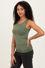 Olive Basic Seamless Tank