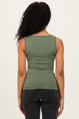 Olive Basic Seamless Tank