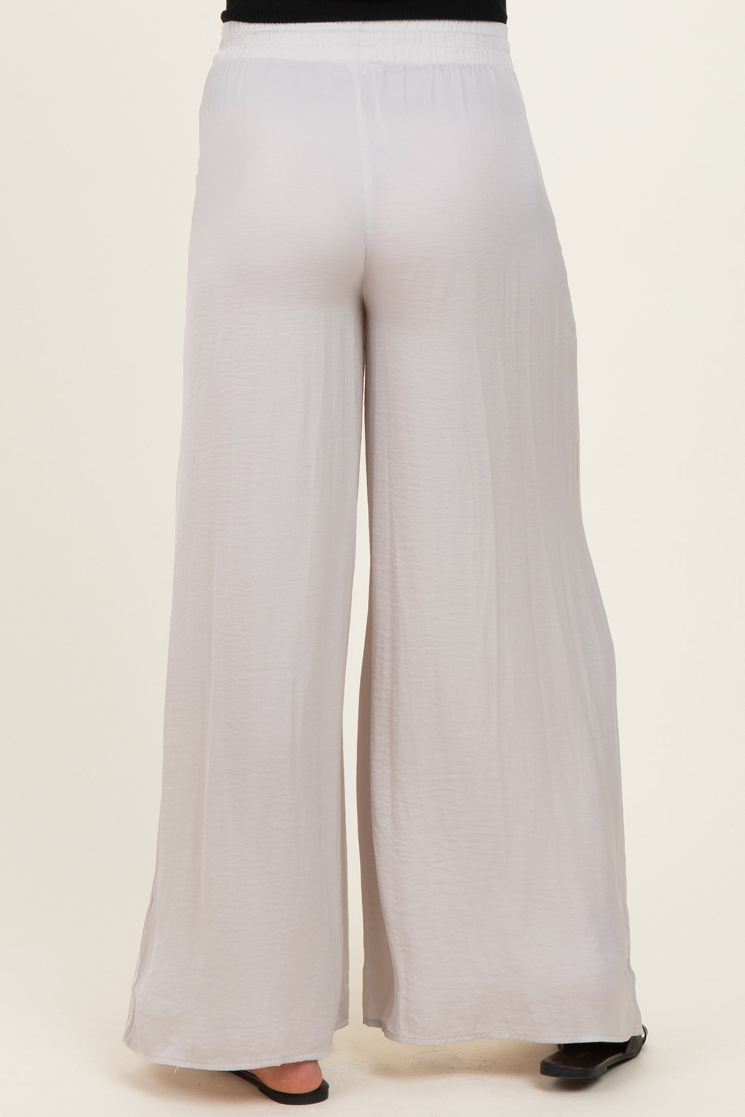 Dove Palazzo Wide Leg Maternity Pants