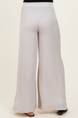 Dove Palazzo Wide Leg Maternity Pants