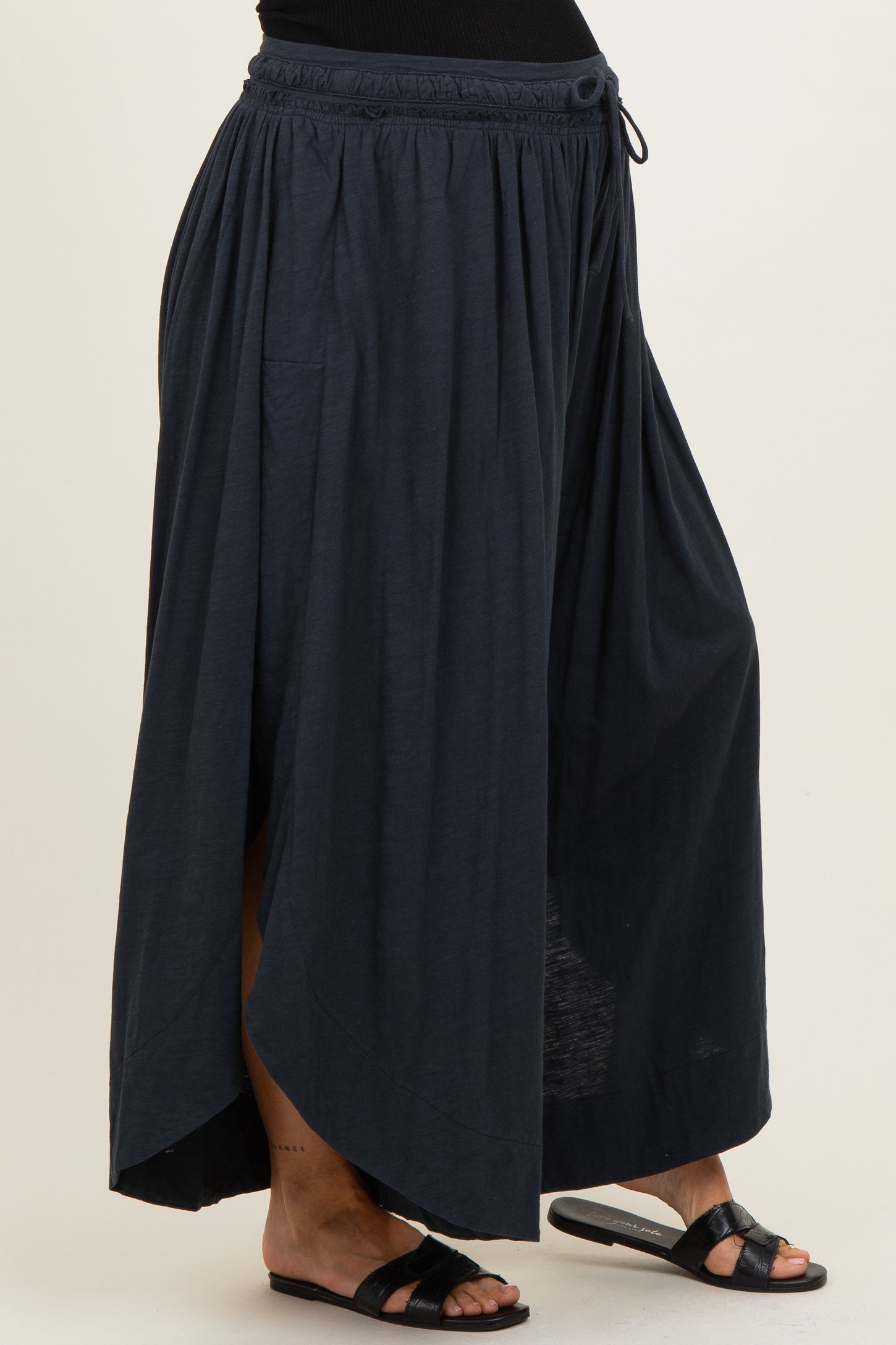 Ash Tulip Hem Super Wide Leg Maternity Pants