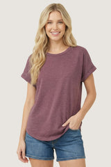 Light Plum French Terry Top