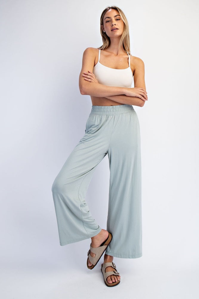 Mint Ankle Wide Leg Pants