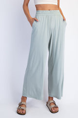 Mint Ankle Wide Leg Pants
