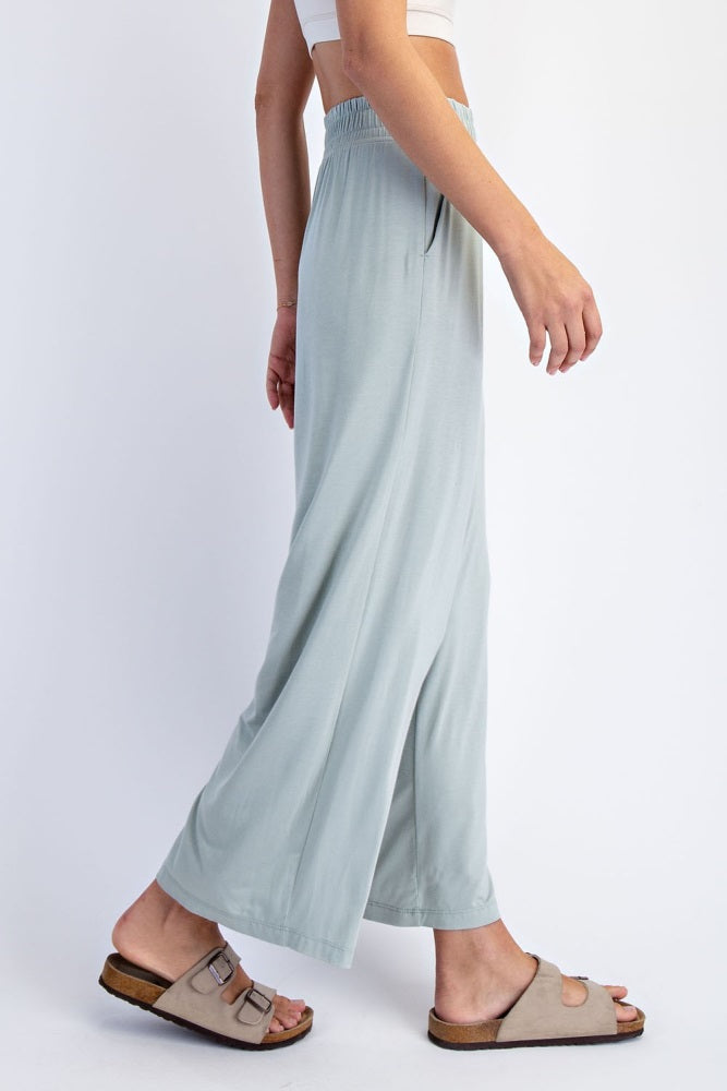 Mint Ankle Wide Leg Pants