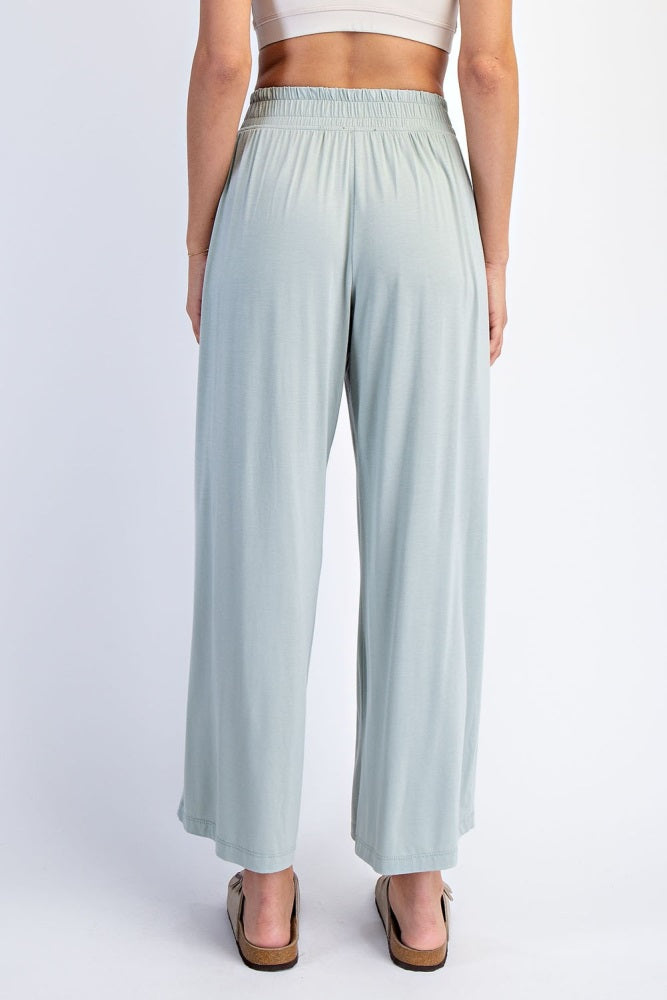 Mint Ankle Wide Leg Pants