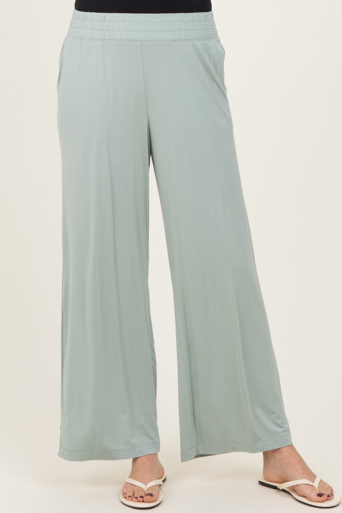 Mint Ankle Wide Leg Pants