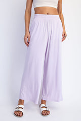 Petal Lilac Ankle Wide Leg Pants