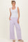 Petal Lilac Ankle Wide Leg Pants