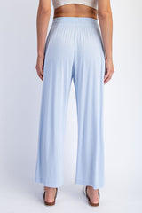 Light Blue Ankle Wide Leg Pants