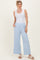 Light Blue Ankle Wide Leg Pants
