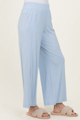 Light Blue Ankle Wide Leg Pants