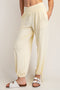 Lemon Crossover Waist Pants