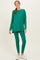 Emerald Brushed Knit Oversized Top and Legging Maternity Set