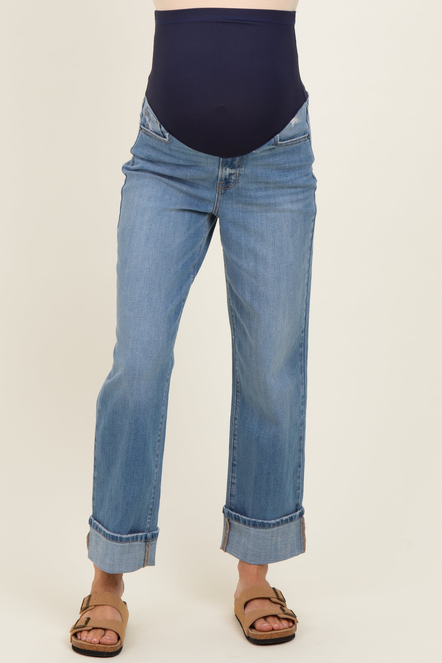 Medium Maternity Dad Jean With Cuff