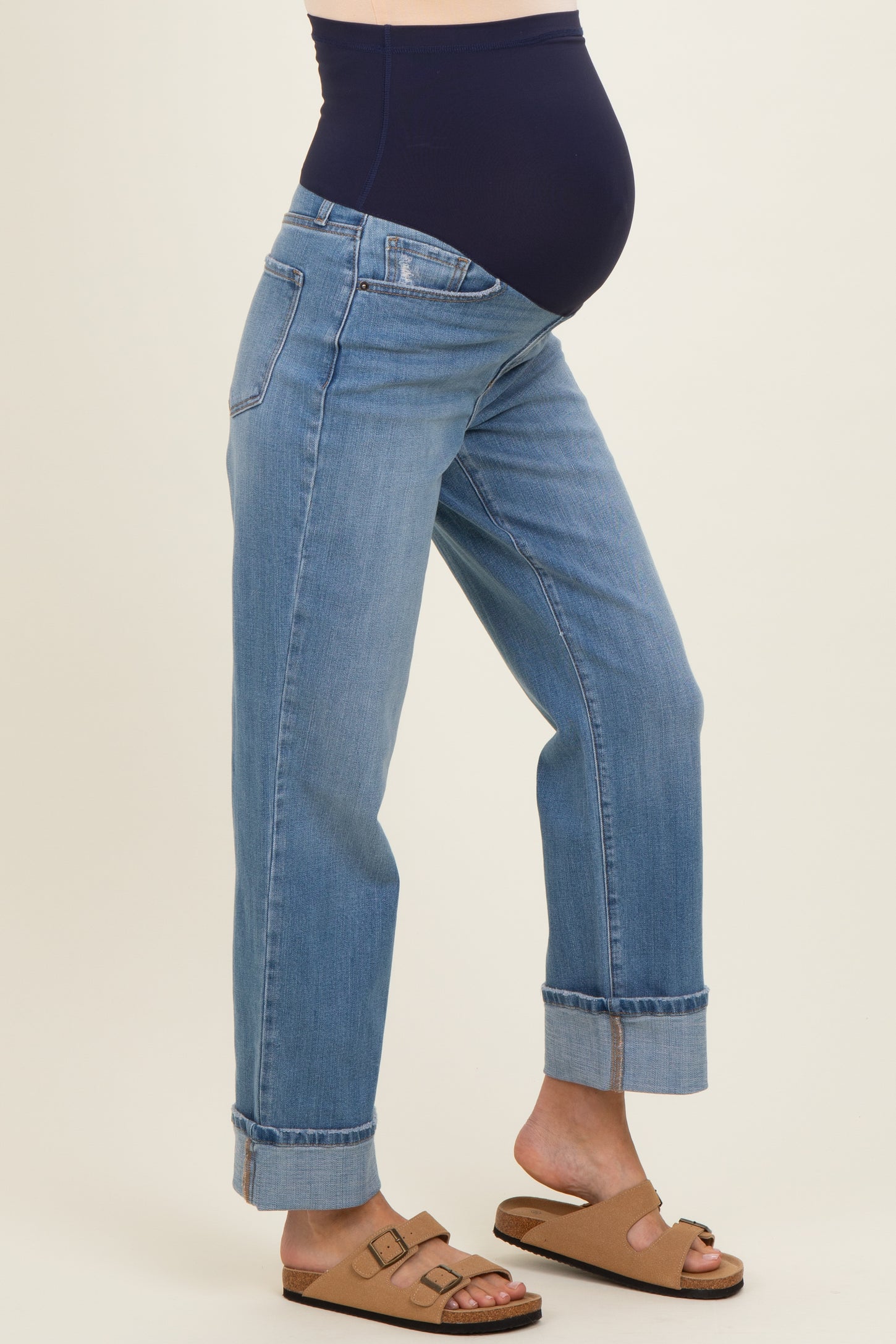 Medium Maternity Dad Jean With Cuff