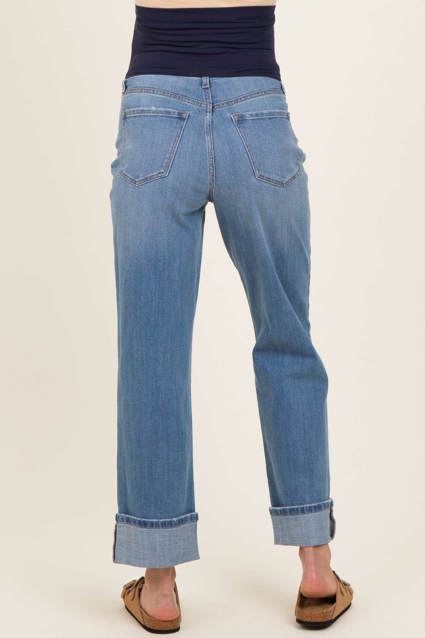 Medium Maternity Dad Jean With Cuff