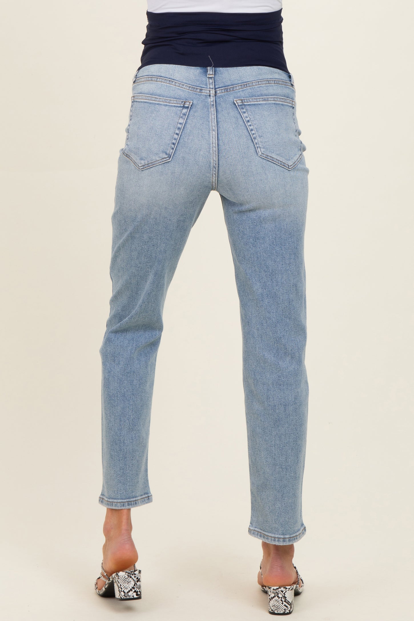 Medium Maternity Straight Leg Jeans