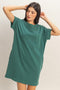 Forest Green T-Shirt Mini Dress