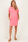 Pink Maternity T-Shirt Mini Dress