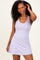 Lavender Tennis Racerback Romper Dress