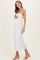 White Floral Lace Cutout Maternity Maxi Dress
