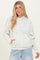 Blue Floral French Terry Hoodie