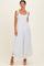 Ivory Sleeveless Lace Maxi Dress