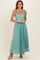 Mint Sleeveless Lace Maxi Dress
