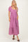 Mauve Lace Maxi Dress