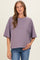 Violet Oversized Striped Maternity Boyfriend Tee