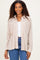 Oatmeal Floral Textured Knit Shirt Jacket