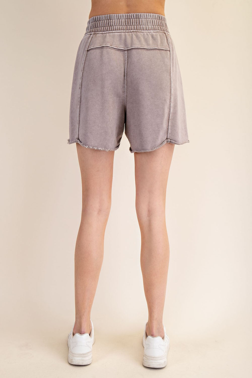 Mocha Mineral Wash Terry Short